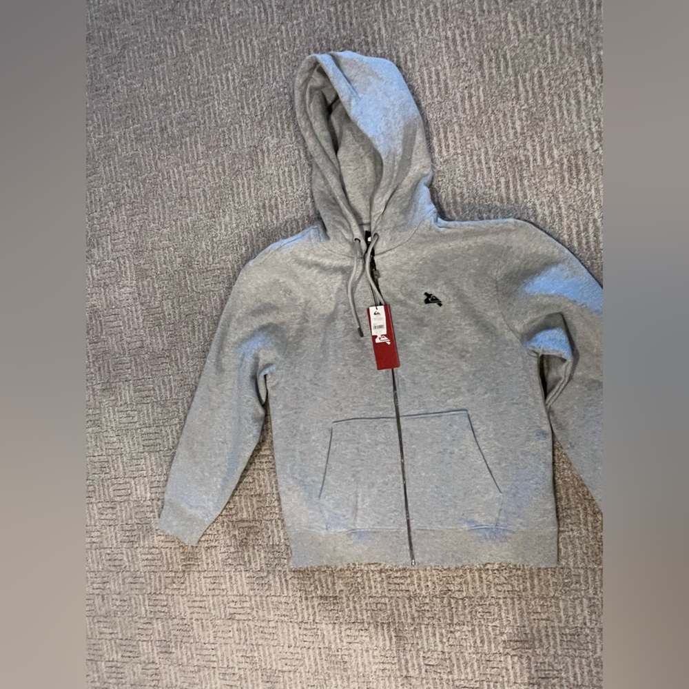 Gray Zip-Up Hoodie
